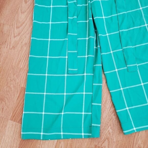 Maison Jules Windowpane Check Crop Capri Pants - Picture 4 of 12